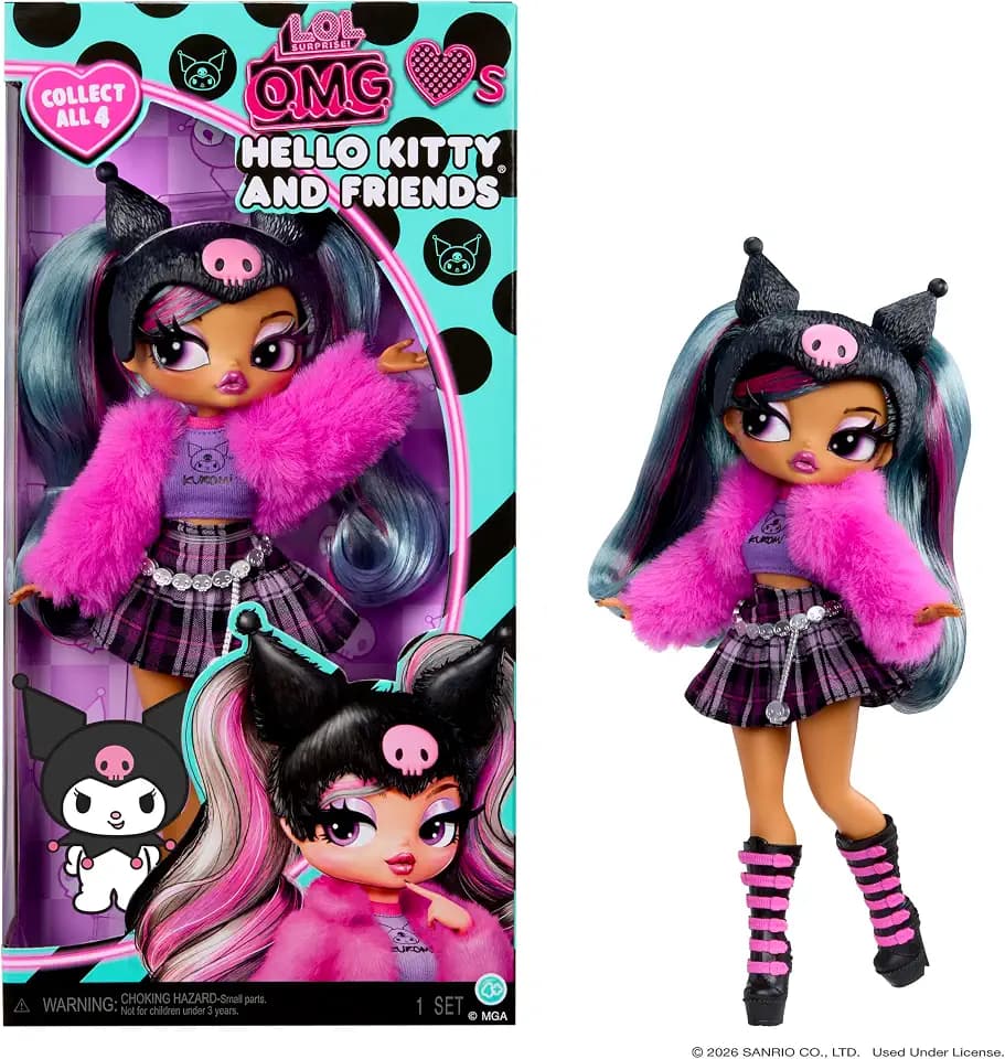 L.O.L. Surprise! OMG Loves Hello Kitty and Friends - Kuromi, beweglich