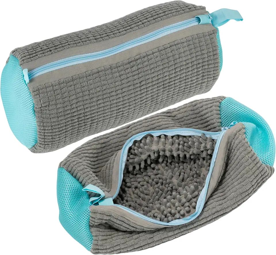 Schuhwaschbeutel Waschmaschine 2 Stück 39x19cm Grau Anti-Verformung