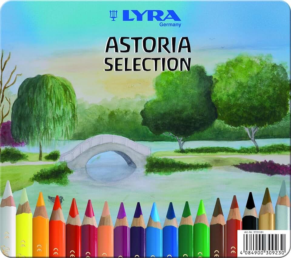 LYRA Super Ferby Astoria Set Stifte lackiert Metalletui 18 Stk.