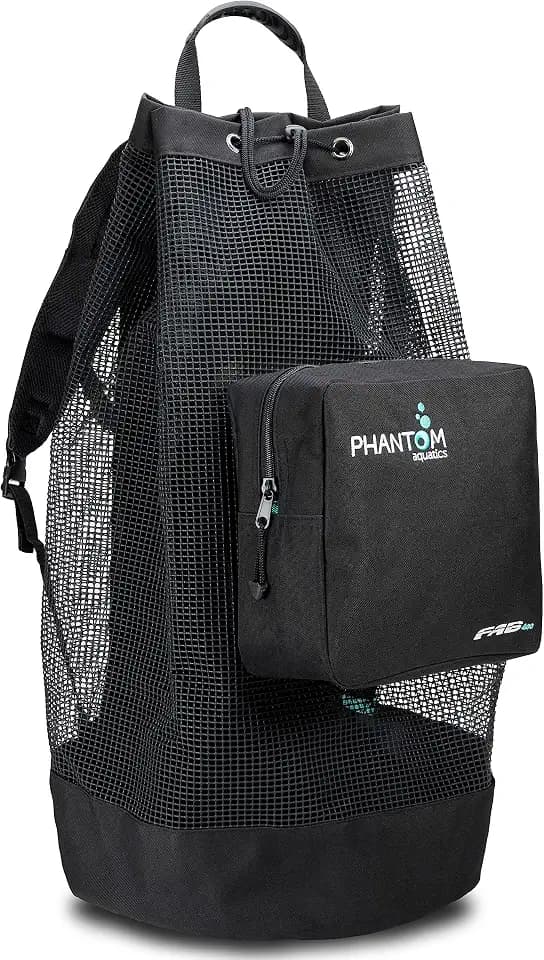 Phantom Aquatics Deluxe Scuba Snorkeling Mesh Backpack Dive Bag