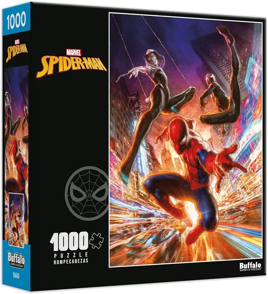 Buffalo Games - Marvel Comics Spider-Man Web-Swinging - 1000 Piece Puzzle