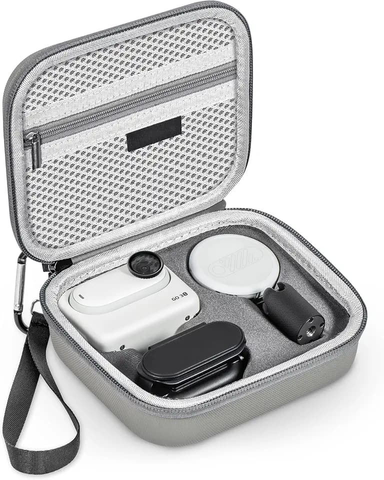 Tomat Carrying Case for Insta360 GO 3S Action, Storage Bag Mini Protective Case Compatible for Insta360 GO 3S/3 Action Camera Accessories