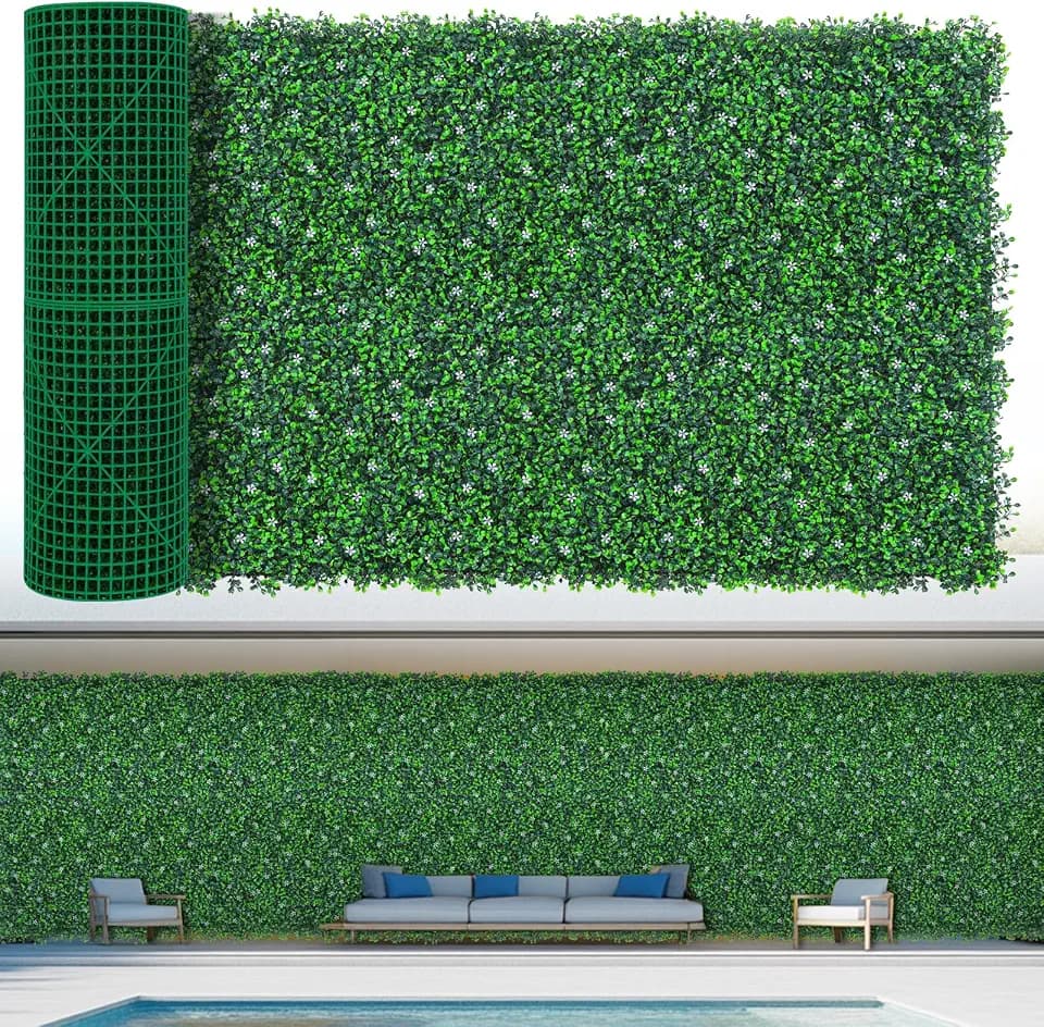 Grass Wall Panels 40"x120"(33.3 SQFT), Artificial Grass Backdrop