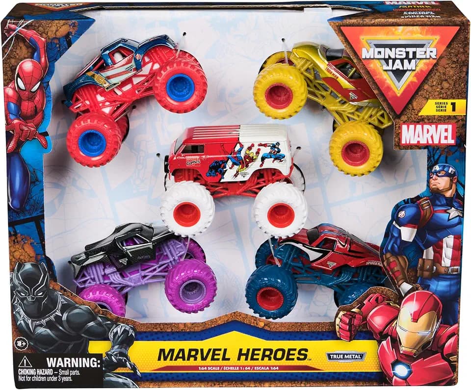 Monster Jam Toy Vehicle Truck 1to64 Die Cast Marvel I