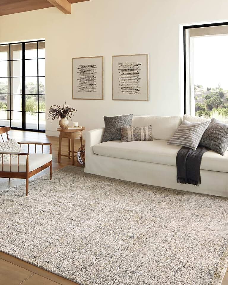Loloi Amber Lewis Alie Sand/Sky 2'-3" x 3'-10" Accent Rug