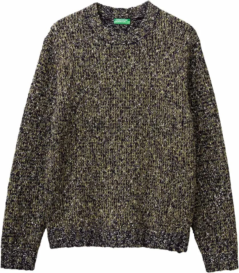 United Colors of Benetton Herren Maglia G/C M/L 10c3u108m Pullover (1er Pack)