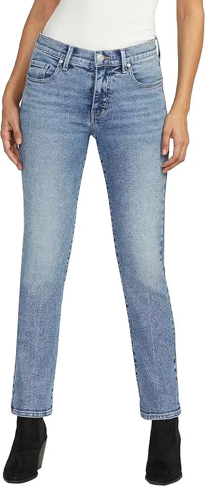 Jag Jeans Women's Cassie Mid Rise Slim Straight Leg Jeans & Pants - Legacy