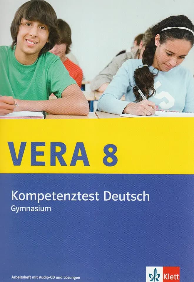 Kompetenztest Deutsch. Allgemeine Ausgabe Gymnasium: Arbeitsheft mit Audio-CD und Lösungen Klasse 8 (VERA 8)