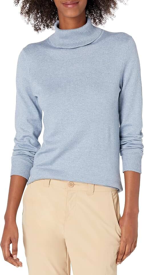 Amazon Essentials Damen Leichter Classic- Fit-Langarmpullover