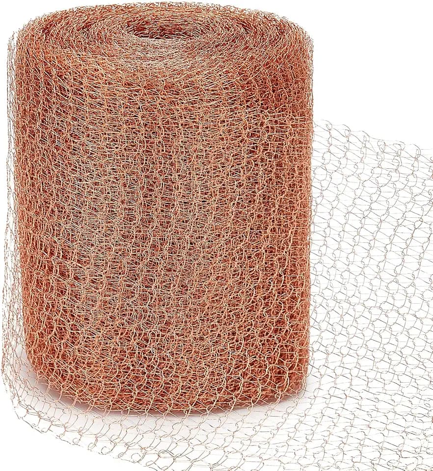 Kupferband Gegen Schnecken Hochbeet, Kupfernetz Schneckenzaun Schneckenkragen Robust, Kupferdraht Gartennetze für Garten, Schneckenbarriere, Nacktschnecken, Mäuse Mader Abwehr(10m)