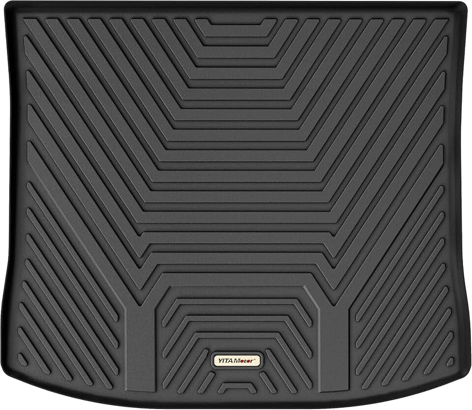 YITAMOTOR Cargo Trunk Liner Compatible with 2015-2026 Ford Edge, All Weather Custom Fit Black Cargo Mats