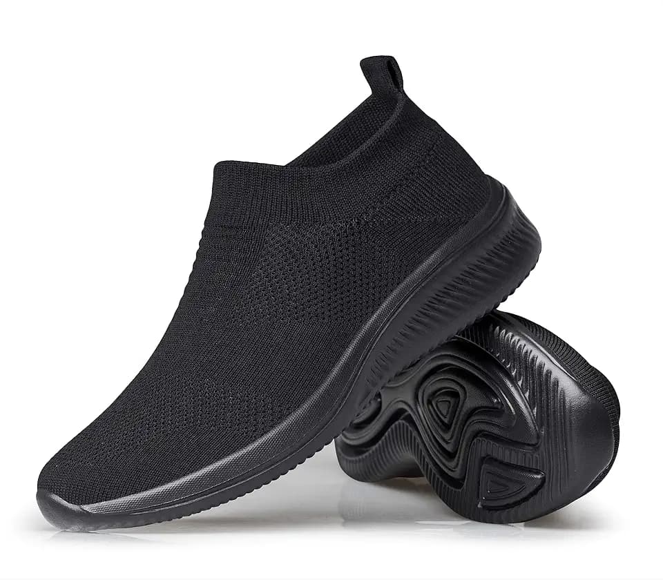 vibdiv Pull-on Shoes Women Sneakers Casual Lightweight Walking Jogging Yoga Indoor Outdoor Travel