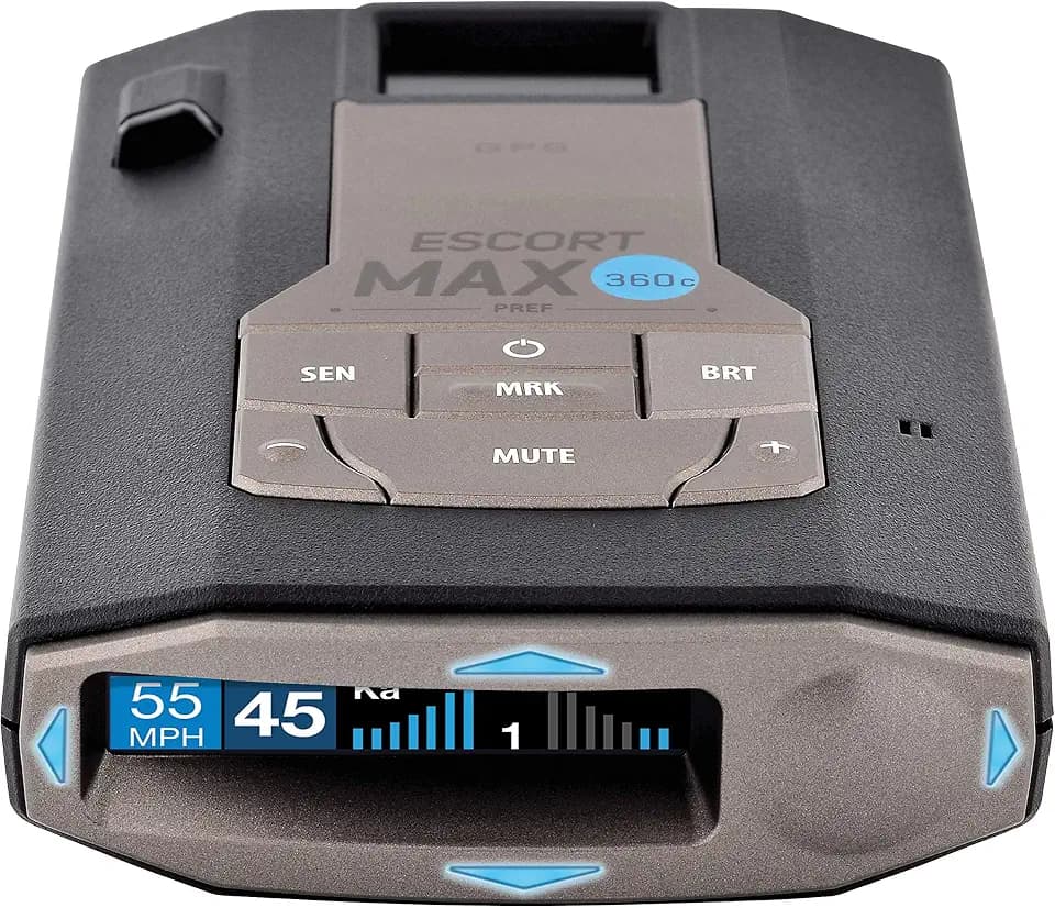 Escort MAX 360c Laser Radar Detector, WiFi and Bluetooth Enabled, Black