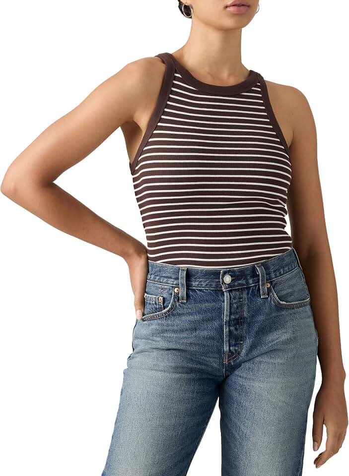 Levi's Damen Essential Racer Tank T-Shirt (1er Pack)