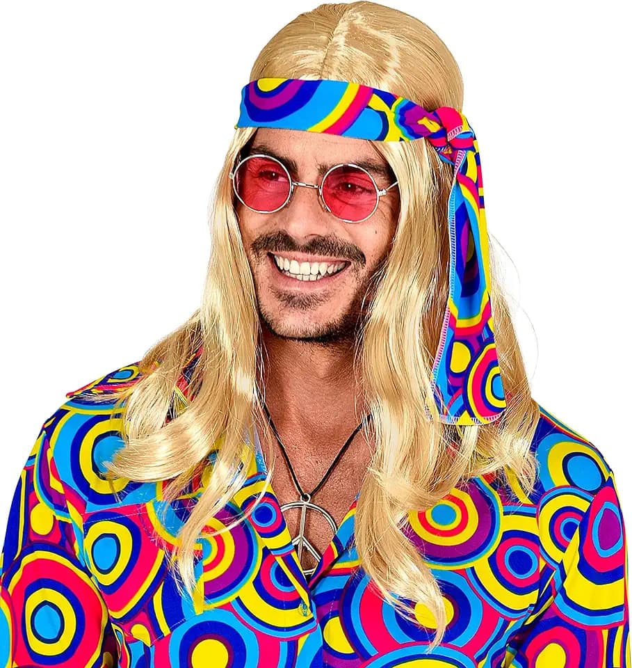 W WIDMANN MILANO Party Fashion - 70er Jahre Hippie Perücke
