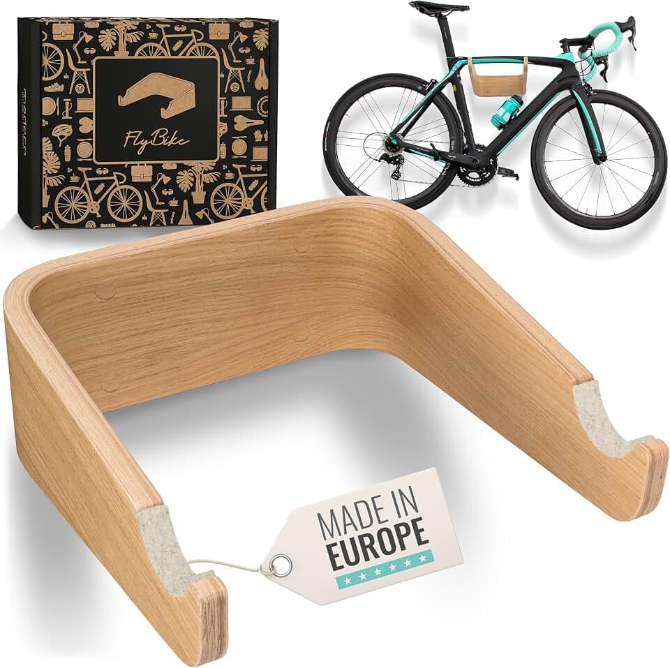 Fahrrad Wandhalterung Holz - FlyBike S Eiche Design-Fahrradhalterung