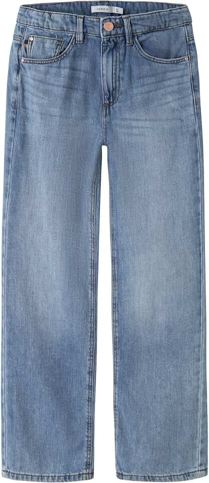 NAME IT Mädchen Nkfrose Hw Straight Jeans 9222-be Noos
