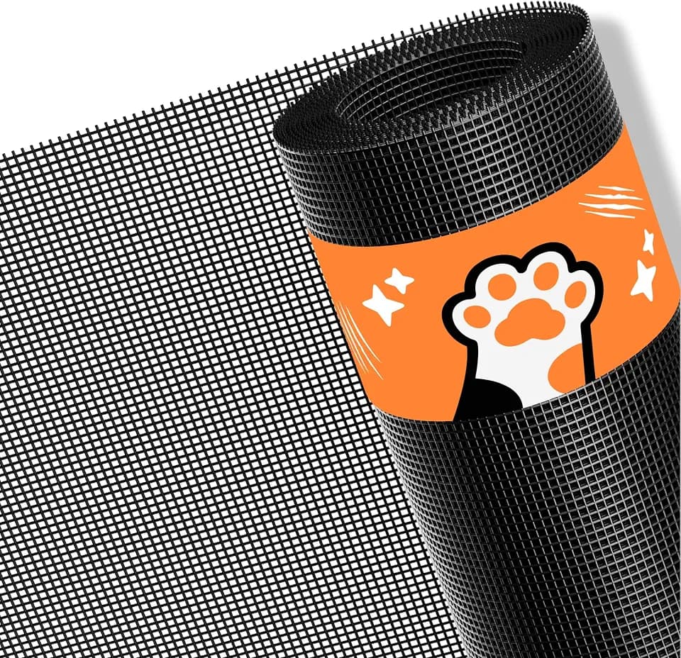 Gecork Pet Proof Window Screen Replacement Mesh for Doors & Windows
