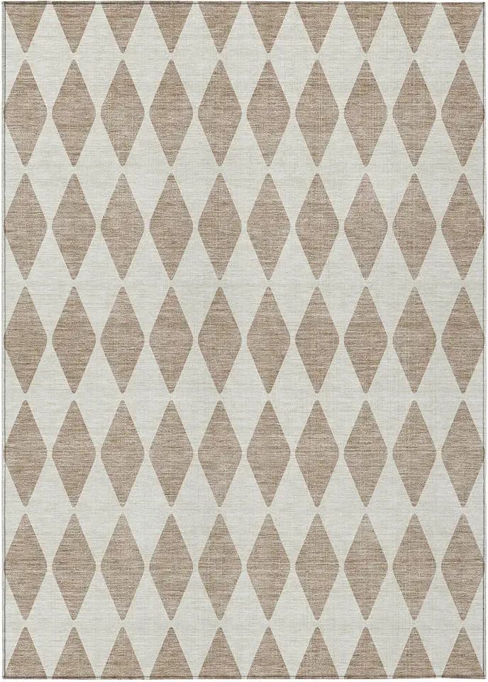 Addison Rugs Chantille ACN578 Taupe 9' x 12' Indoor Outdoor Area Rug, Easy Clean, Machine Washable, Non Shedding, Bedroom, Living Room, Dining Room, Kitchen, Patio Rug