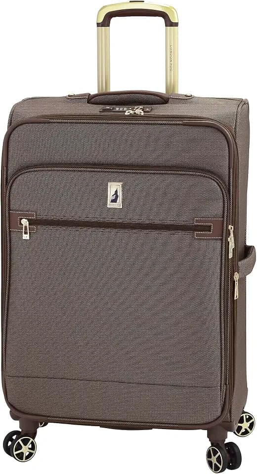 London Fog Liverpool Bronze Tri-weave 24" Expandable Spinner