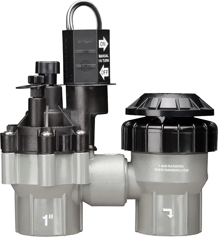 Rain Bird DASASVF100 Professional Grade Anti-Siphon Valve with Flow Control, 1" Threaded Female x Female