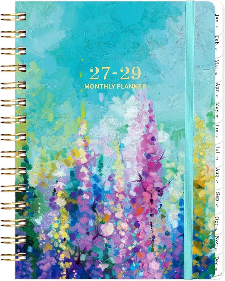 2027-2029 Monthly Planner - 3 Year Planner 2027-2029, JAN. 2027 - DEC. 2029