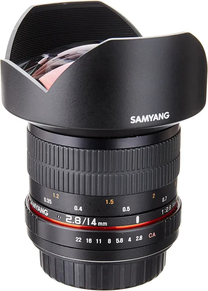 Samyang SY14M 14mm F2.8 Full Frame Ultra Wide Angle Lens, Canon-EF