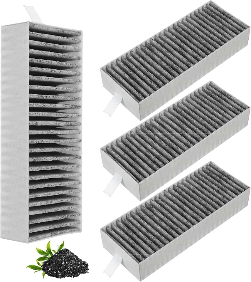 Aktivkohlefilter, 4 Stück, Upgrade, Umluftersatzfilter