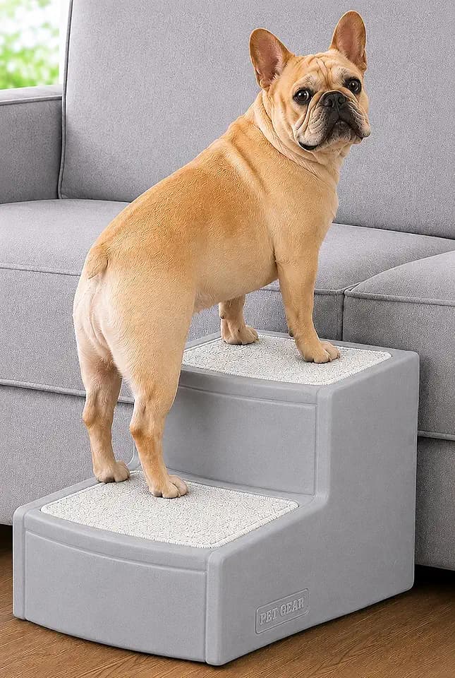Pet Gear Easy Step II Pet Stairs, Light Sand, 2 Step