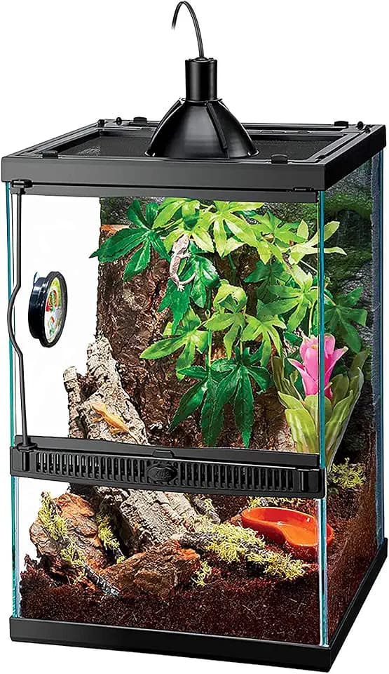 Zilla 11 Gallon Glass Tropical Vertical Terrarium Kit