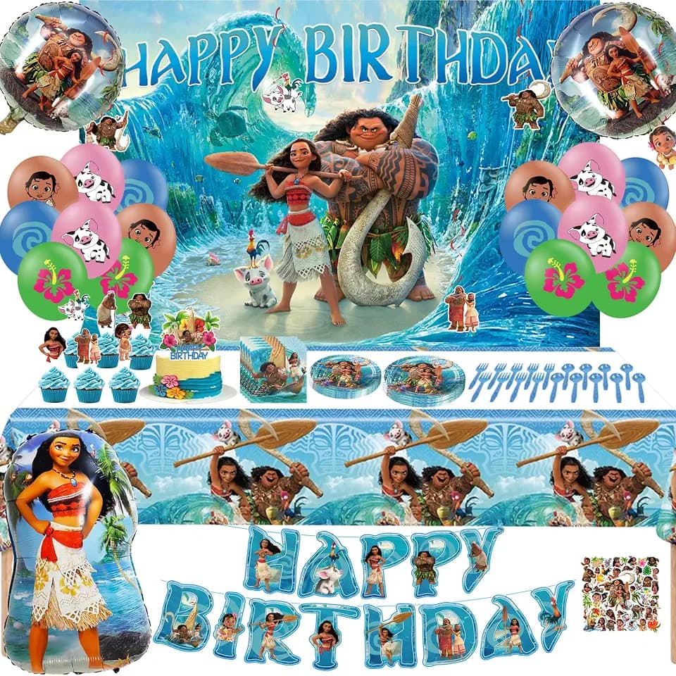 Ocean Theme Princess Birthday Decorations Include Party Supplies