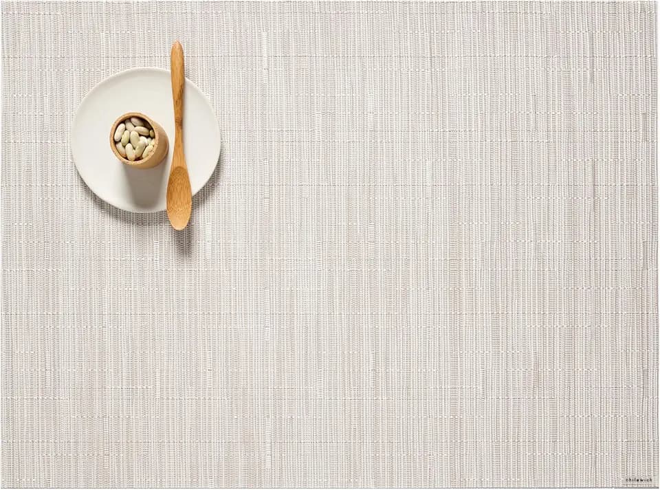 Chilewich Bamboo Placemats Set of 4, Woven Rectangle Placemats