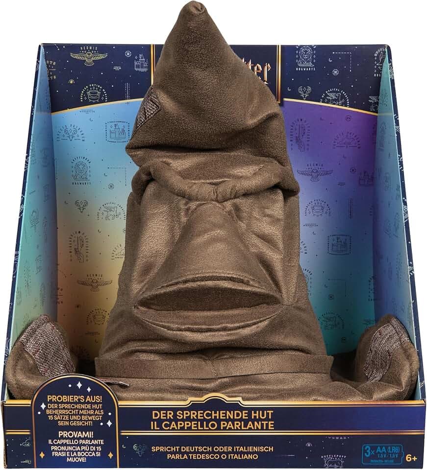Wizarding World Harry Potter Interaktiver Sprechender Hut mit Sound, 5+