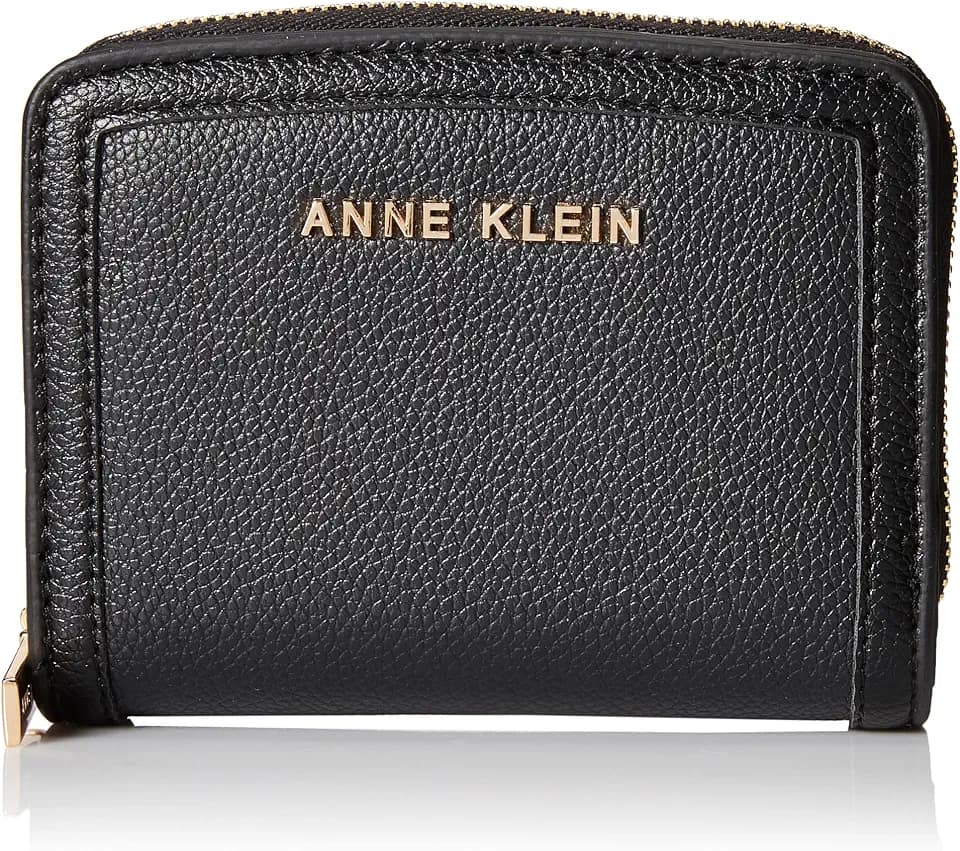 ANNE KLEIN WOMENS SMALL CURVED WALLET