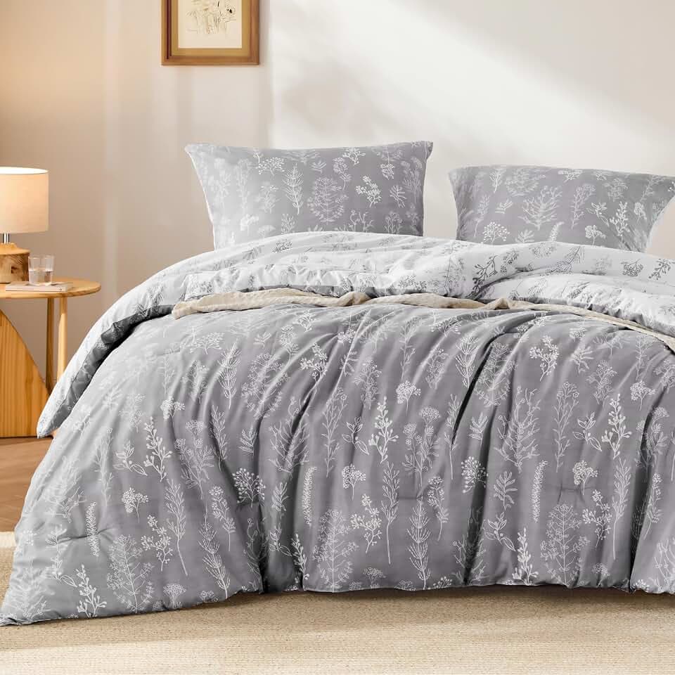 BEDSURE Bettdecken-Set ohne Bezug 135x200 - Bettdecke mit Kissenbezug 80x80
