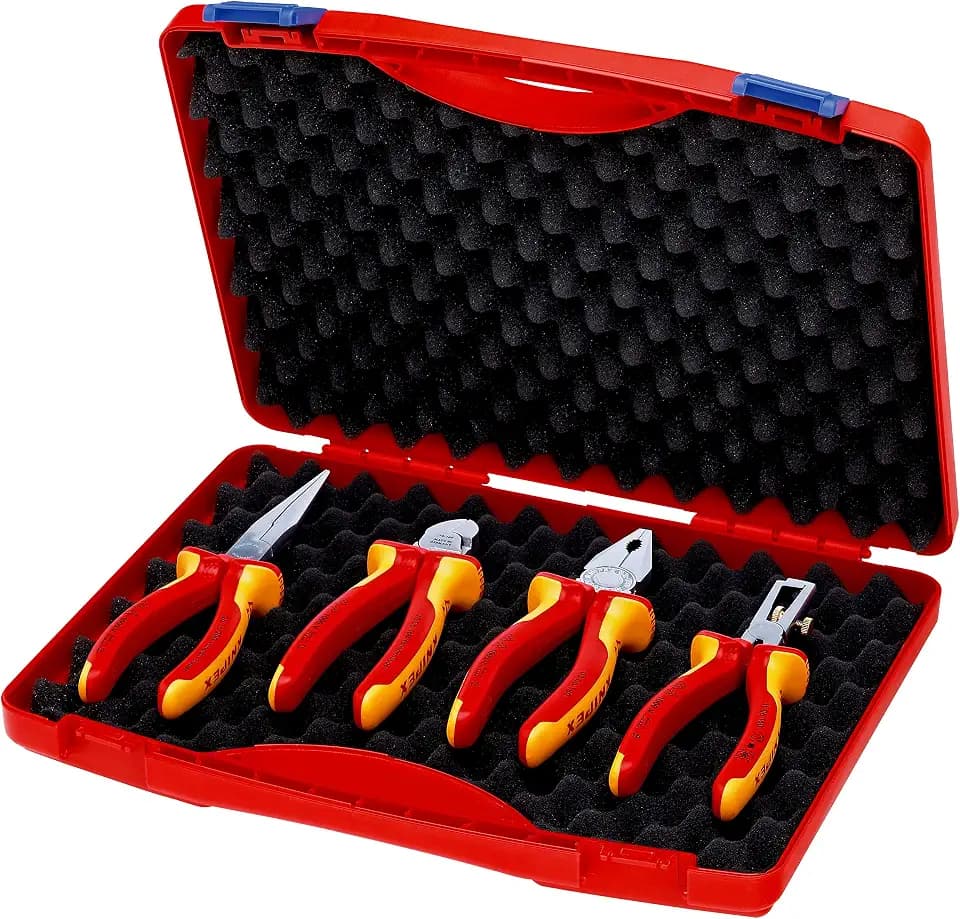 KNIPEX Werkzeug-Box RED Elektro Set 1 4-teilig 275 mm, 00 20 15