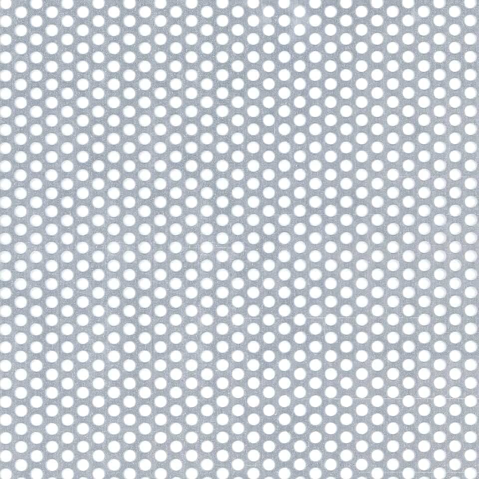 Alberts 467074 Lochblech | runde Lochung | Stahl, verzinkt | 1000 x 300 x 1,5 mm, Stahlfarben