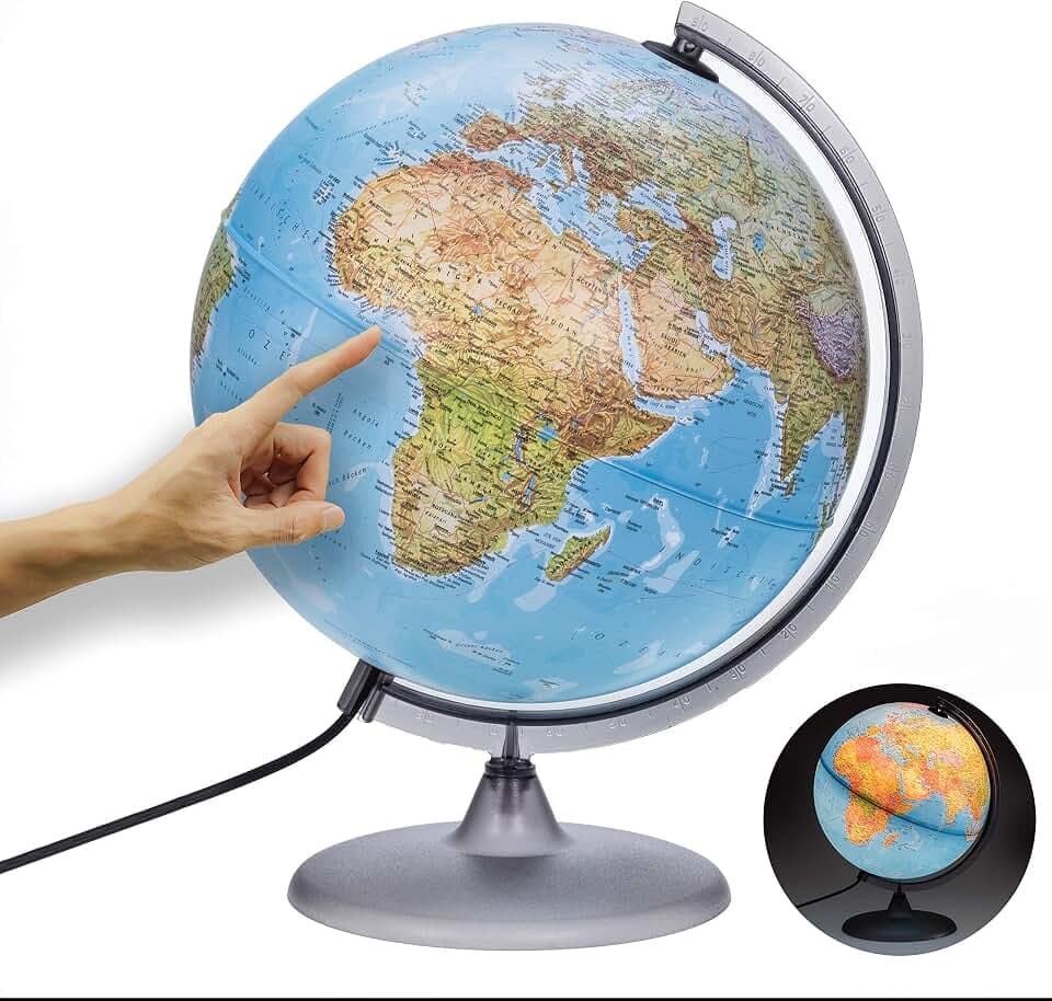 Leuchtglobus 30 cm deutsches Kartenbild 2026
