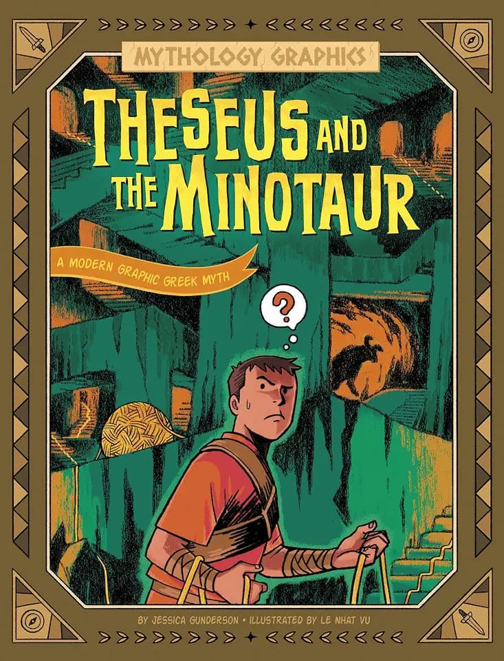 Theseus and the Minotaur: A Modern Graphic Greek Myth (Spark Graphics: Mythology Graphics)