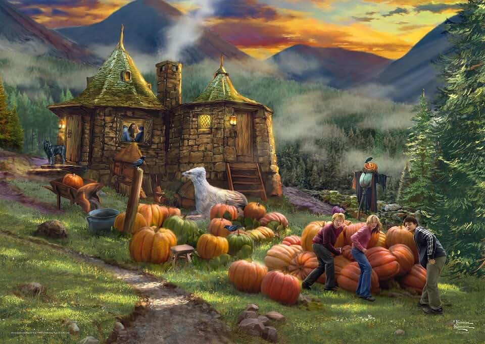 Schmidt 58660 Thomas Kinkade Harry Potter Puzzle, 1000 Teile