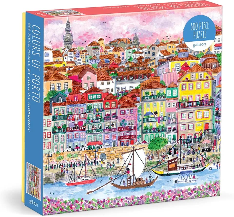 Galison - Summer in Portugal 500 Piece Jigsaw Puzzle for Adults