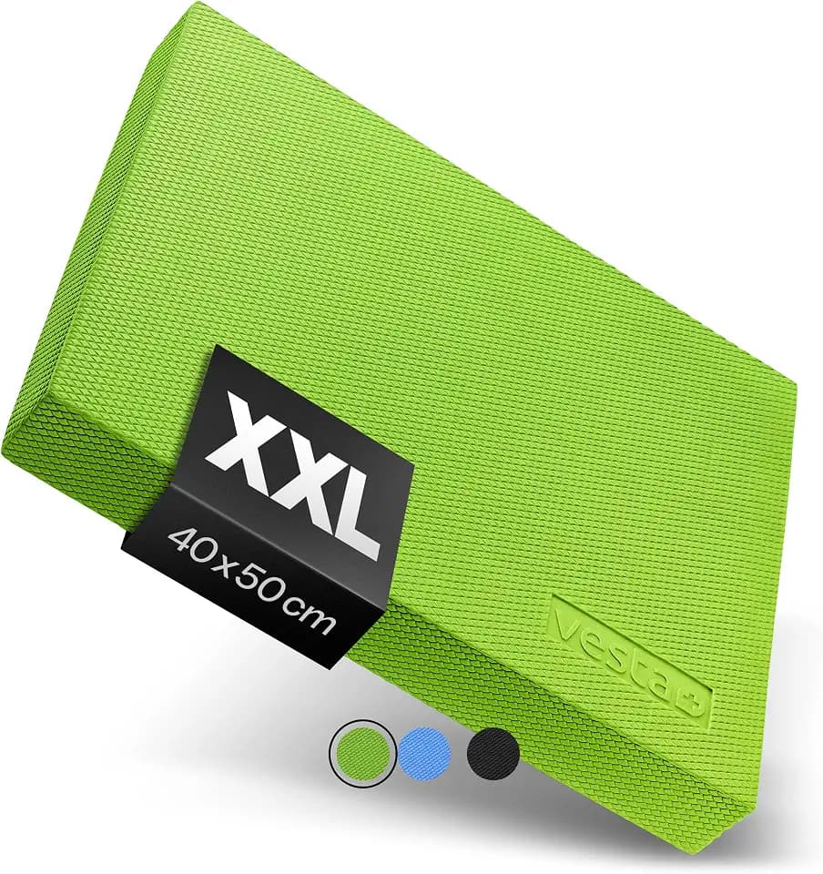Vesta+ Balance Pad XXL + APP, Wackelpad und Gleichgewichtskissen - Balance Pad Physiotherapie für das Plus in Deinem Training, Balancepad, Gymnastik Kissen, Balance Matte