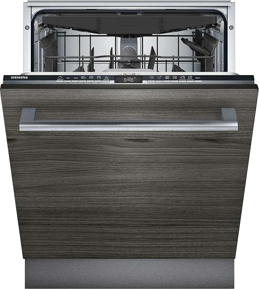 Siemens SN63EX14VE iQ300, vollintegrierte Geschirrspüler mit Besteckschublade, 60 cm, HomeConnect, varioSpeed Plus, autoOpen dry, infoLight