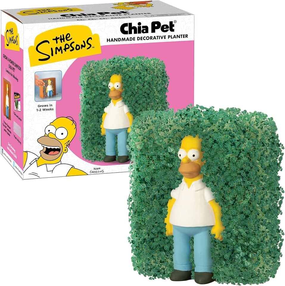 Chia Pet The Simpsons Homer Terracotta Planter with Seed Pack