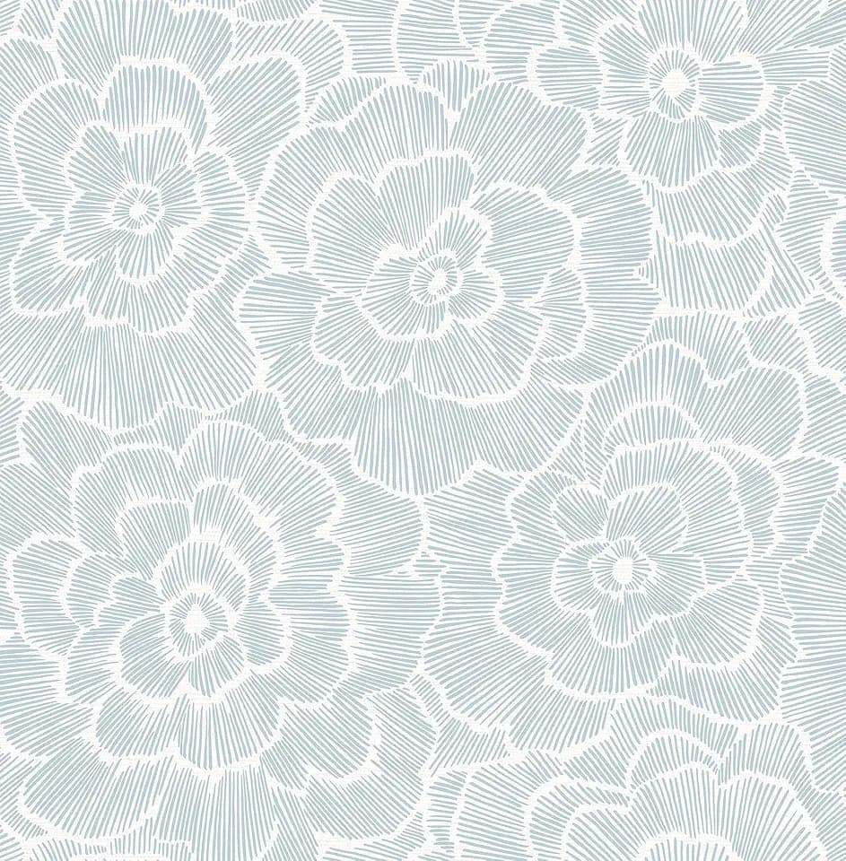 NuWallpaper by WallPops NUS4048 Saraya Peel & Stick Wallpaper, Blue