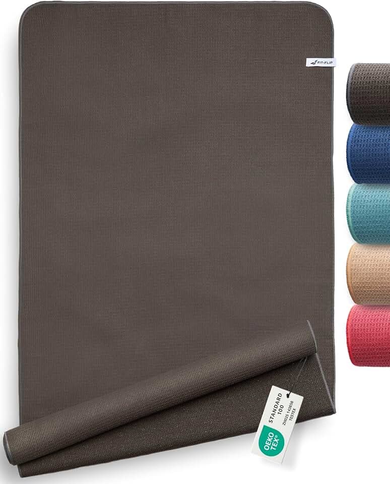 Fit-Flip Yoga Handtuch rutschfest als hygienische Auflage zum Sport