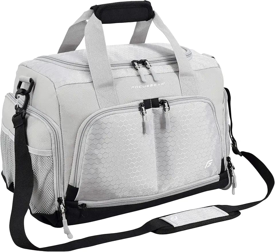 Ultimate Gym Bag 2.0: The Durable Crowdsource Designed Duffel Bag with 10 Optimal Compartments Including Water Resistant Pouch