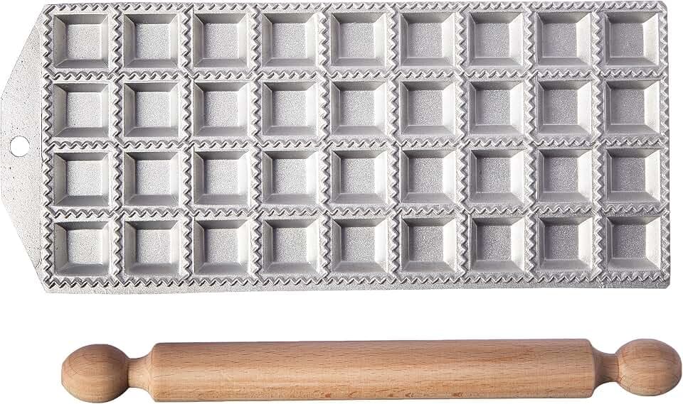 Eppicotispai Ravioli-Maker mit 36 Löchern aus Aluminium
