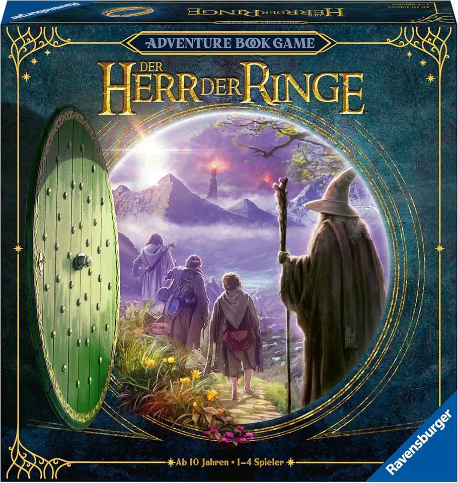 Ravensburger 27533 - Der Herr der Ringe - Adventure Book Game - Kooperatives Strategiespiel für 1-4 Spieler ab 10 Jahren