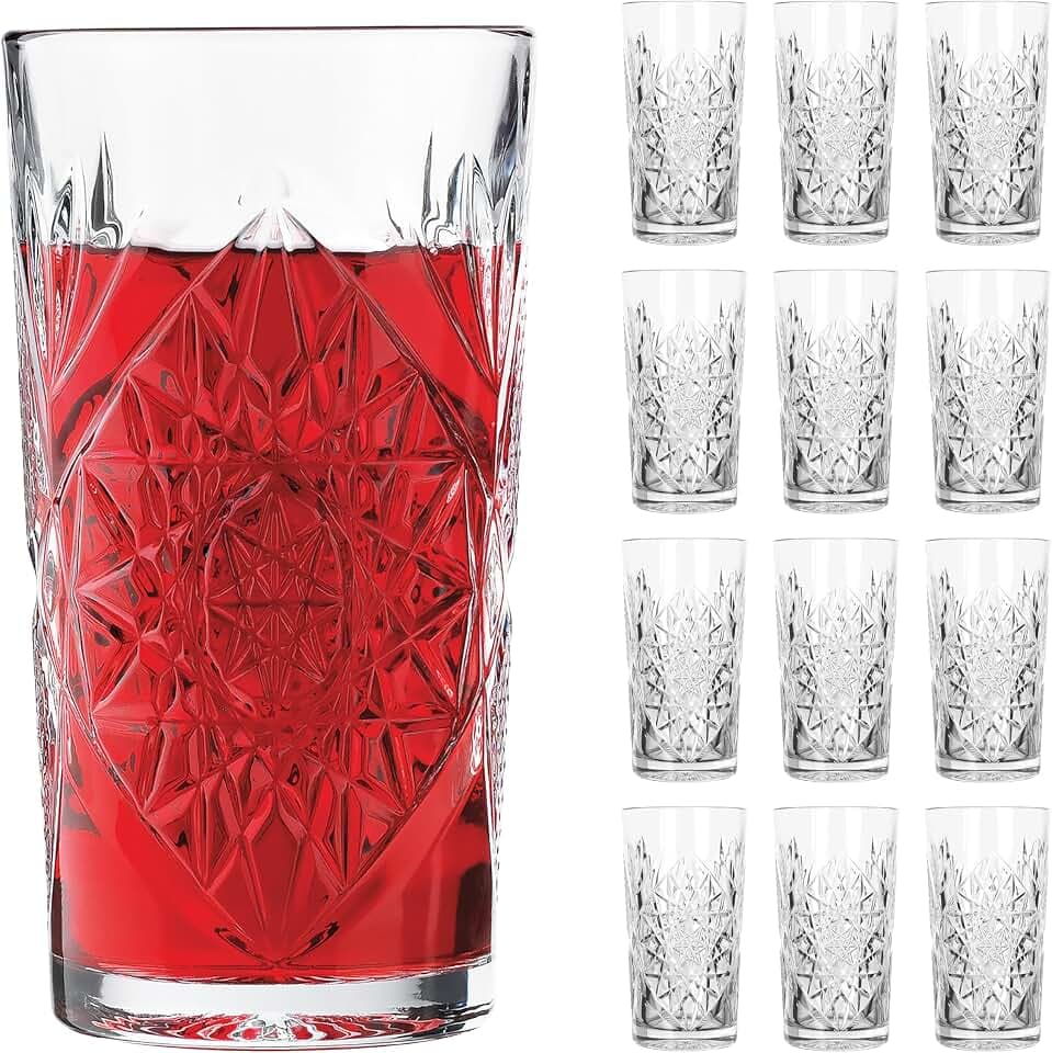 LIBBEY 70301 Trinkglas/ Cocktailglas "HOBSTAR" , 473 ml, 12er Set